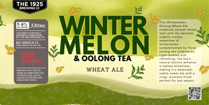 1925 Brewing Co. Wintermelon Oolong Wheat Ale [3L Keg]